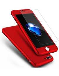 Husa 360 Plastic+Sticla iPhone SE 2 2020 iPhone 8+ 7+ iPhone 8 7 6 6s