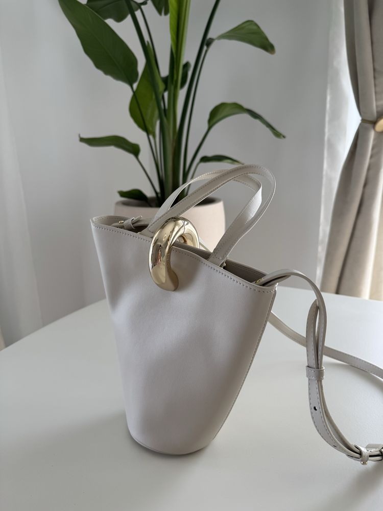 Geanta jacquemus piele naturala