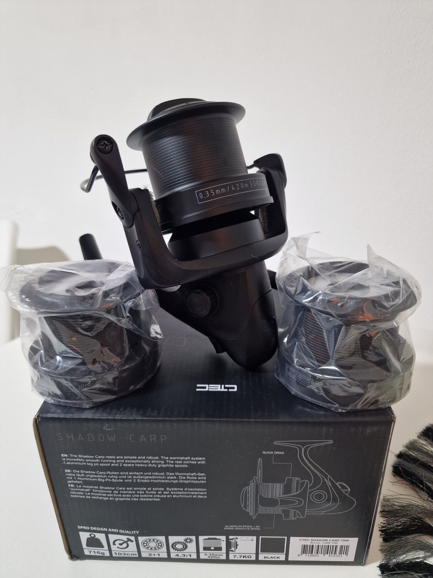 Mulineta Spro C-tec Shadow Carp 7500 noua