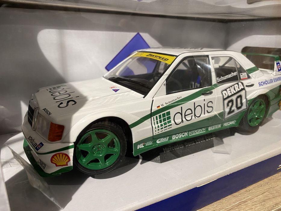MERCEDES-BENZ 190E EVO II DTM 1990 machetă auto scara 1:18 SOLIDO