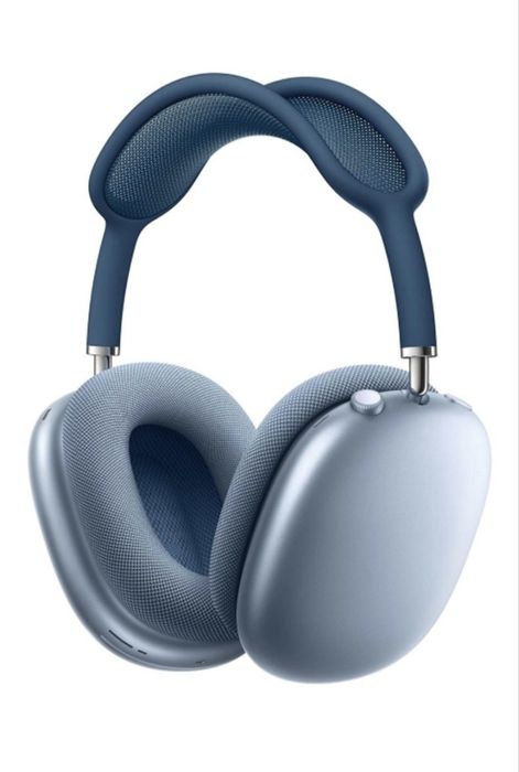 airpods max синего цвета