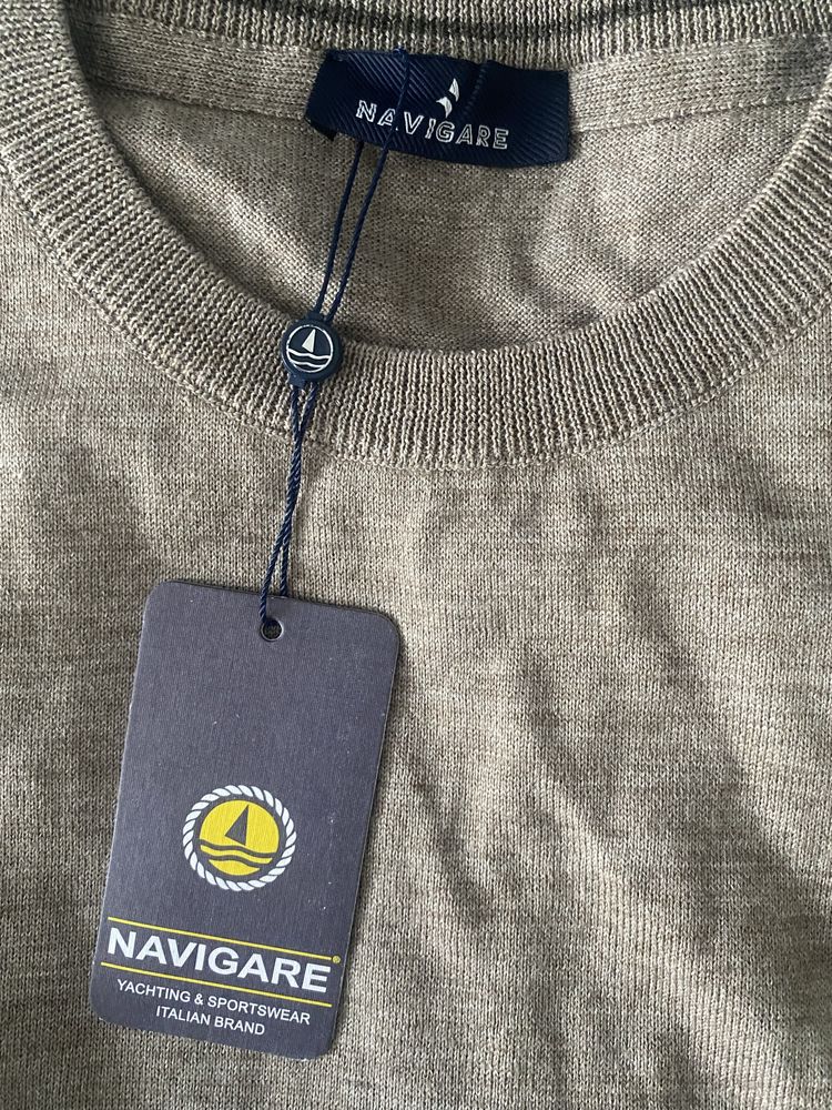 Итальянский брендовый пуловер Navigare.