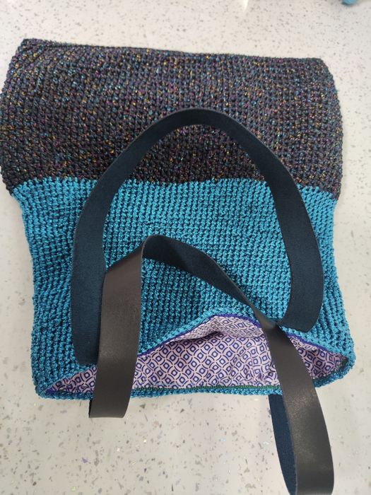 Geantă umăr croșetată