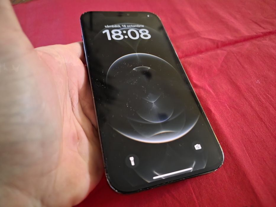 -Iphone 12Pro Max, 128Gb, 6Ram, bat: 100%, Blue, stare foarte buna, do