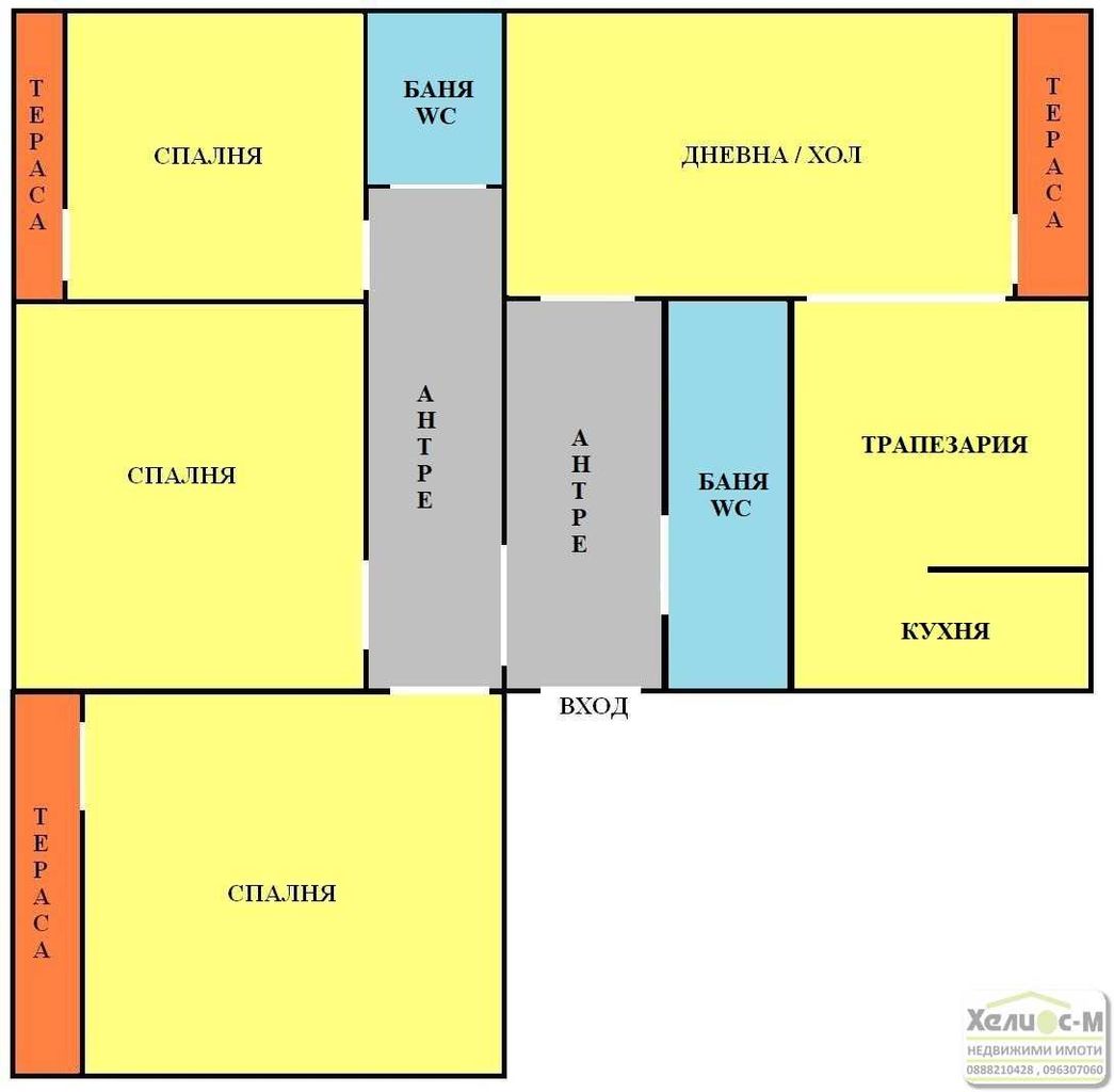 Продава се Четиристаен апартамент в Монтана, Изгрев - 116 кв.м за 765 €/кв.м - Снимка #16