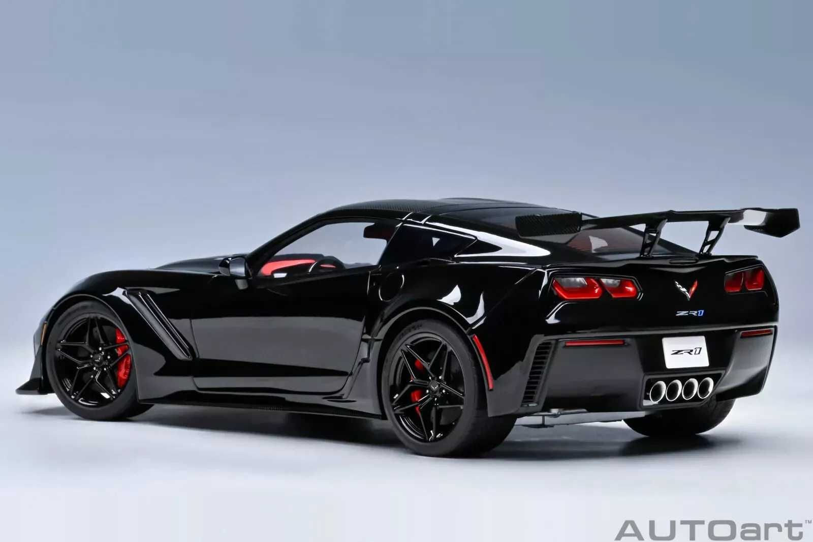 Chevrolet Corvette C7 ZR1, gloss black, AUTOart, M 1:18, 2019