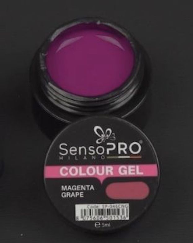 Magenta Grape Gel UV nou SensoPro Milano