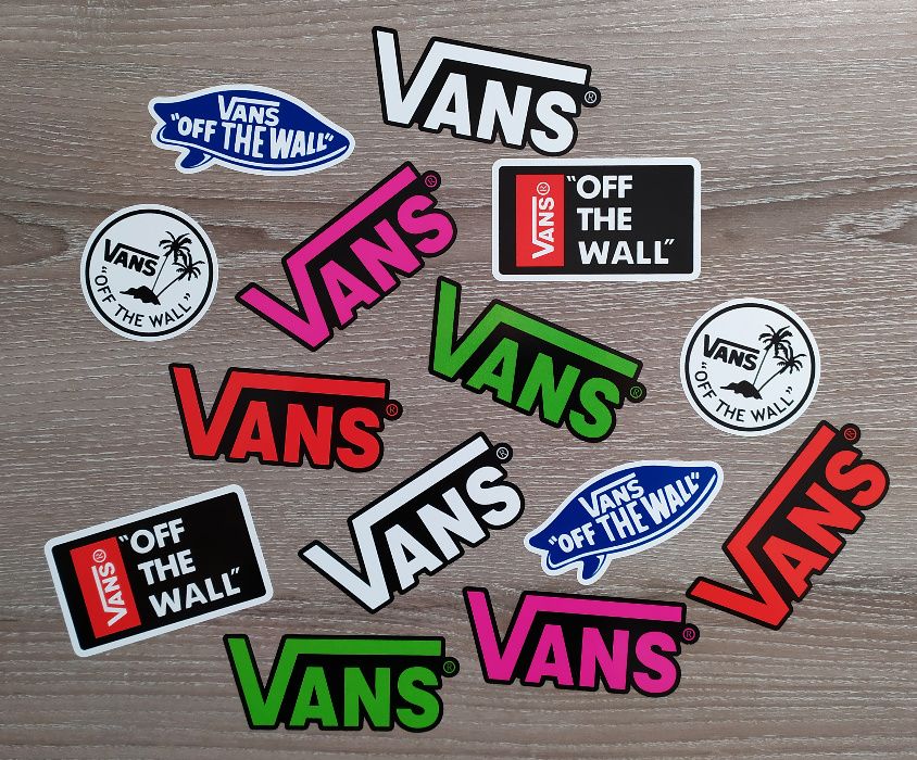 Стикери VANS ВАНС лист А4 - 14 бр общо Sticker
