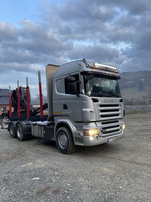 Camion forestier Scania R620 2009( macara loglift 96)