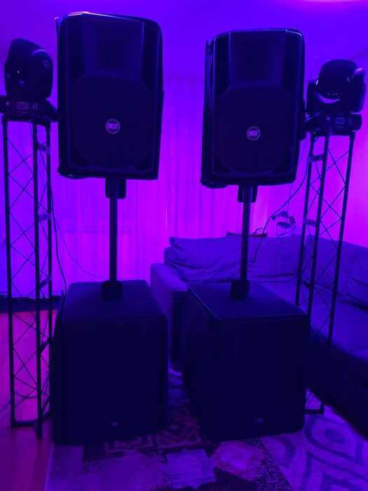 Inchiriez boxe active RCF, sistem audio sunet, sonorizare