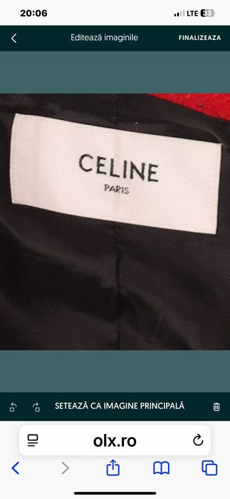 Urgent ! Ultimul preț ! Geaca  bomber Celine