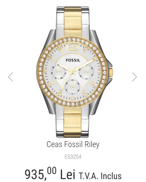 Vând ceas damă fossil ES3204