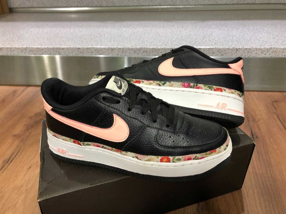 ОРИГИНАЛНИ *** Air Force 1 Vf Black/Pink Tint/White