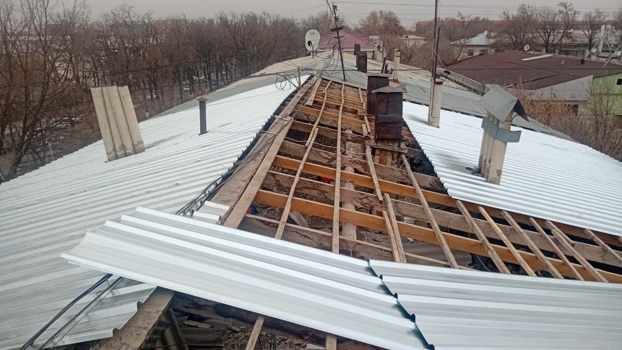Кровля крыши профнастил