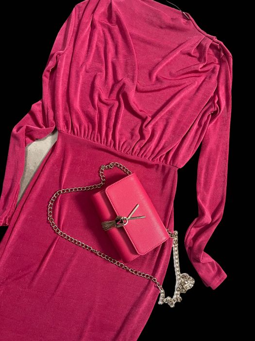 Чанта Valentino в цикламено