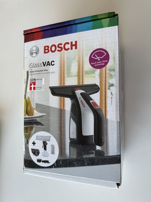 Aspirator de curatat geamuri, Bosch GlassVAC, 3.6V, Li-Ion
