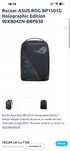 Rucsac laptop ROG 17 inch rezistent la apa negru