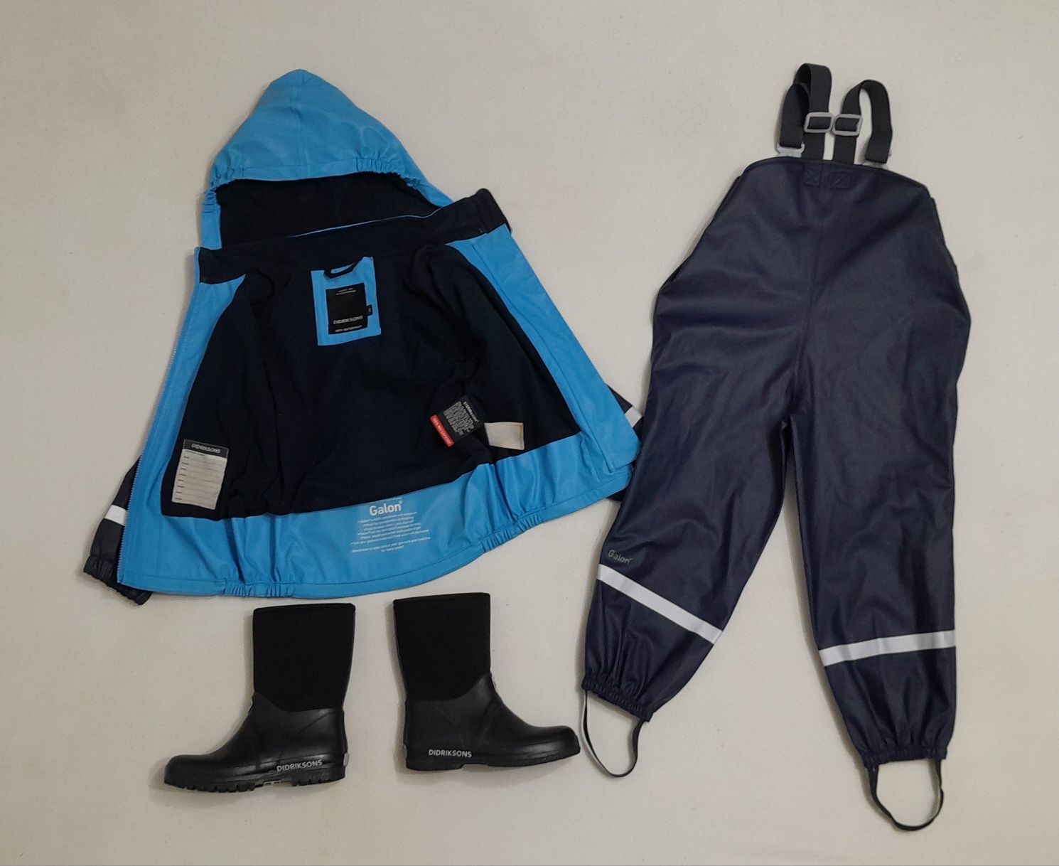 Set Didriksons Waterman Galon geaca pantaloni și cizme 100% Waterproof