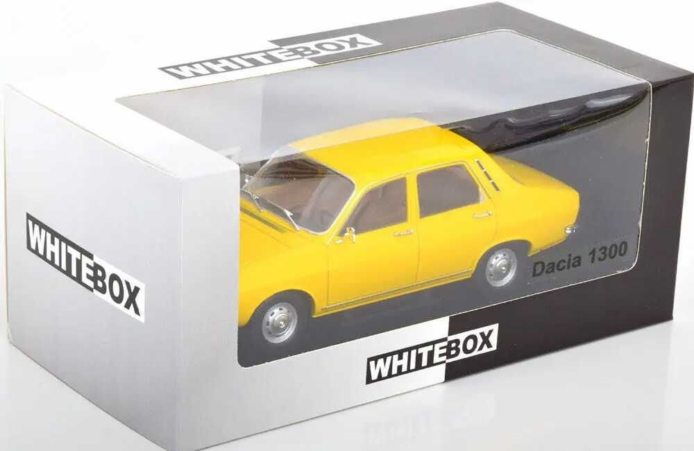 Macheta auto Dacia scara 1:24 galben White Box
