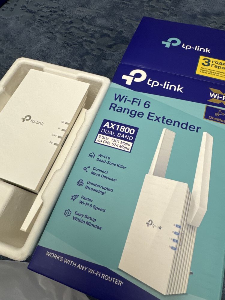 Усилитель сигнала  Wi- Fi Tp-Link RE605X