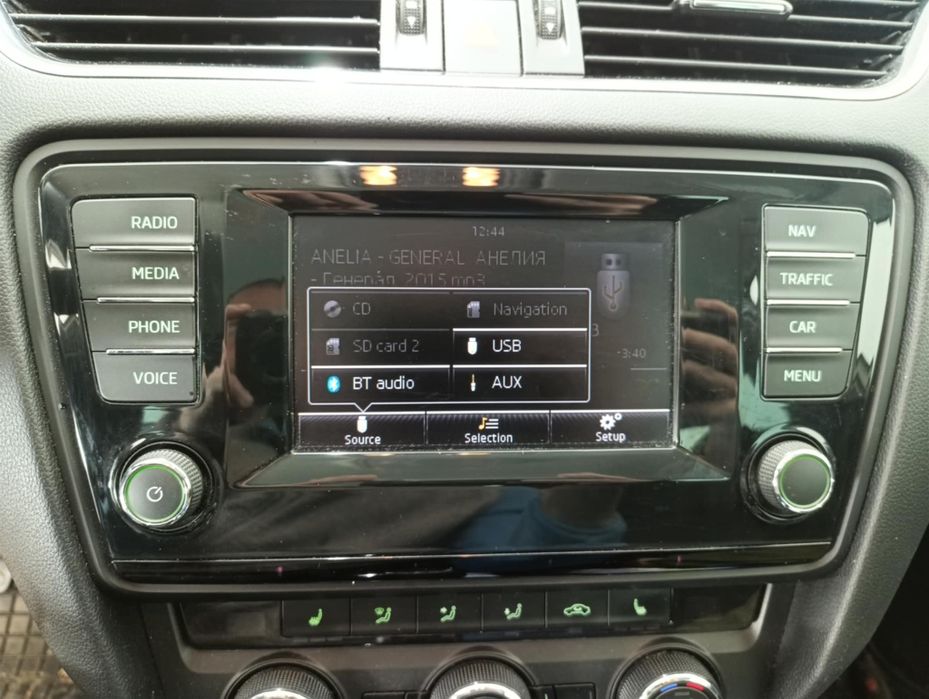 Навигация и cd changer skoda octavia