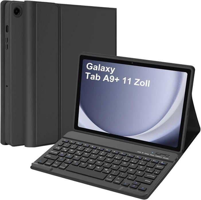 Кейс с клавиатура HOTLIFE за Samsung Galaxy Tab А9+ 11 инча 2023