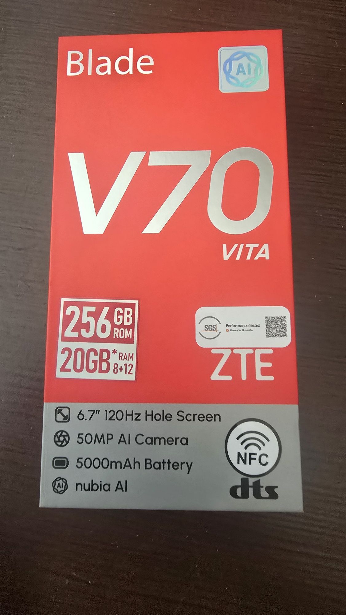 ZTE Vita Blade V70 Dual sim 8+12RAM 256GB