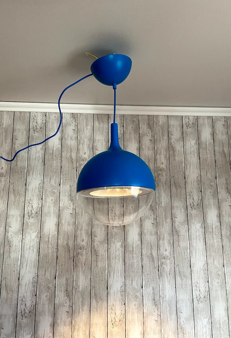 Синий подвесной светодиодный светильник Väste