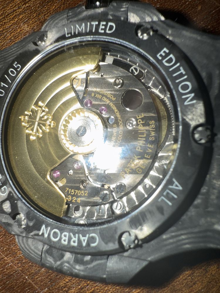 Patek Filippe nautilus carbon