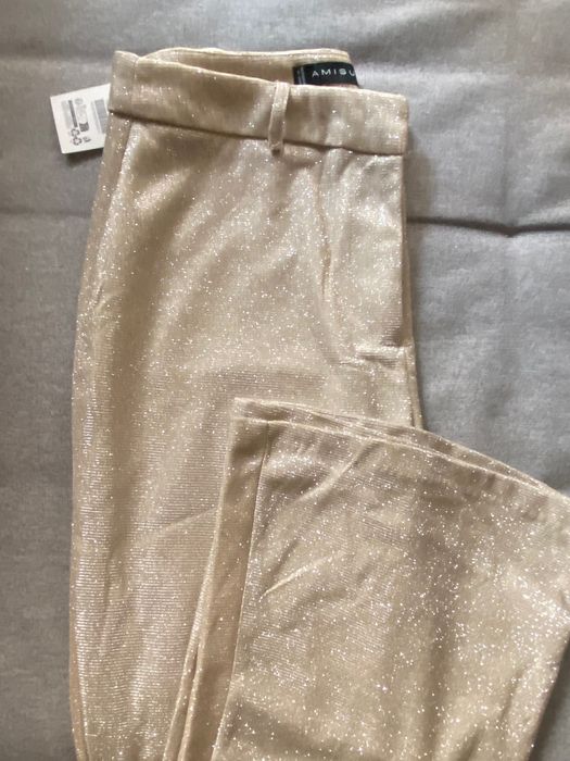 Лъскав парти панталон