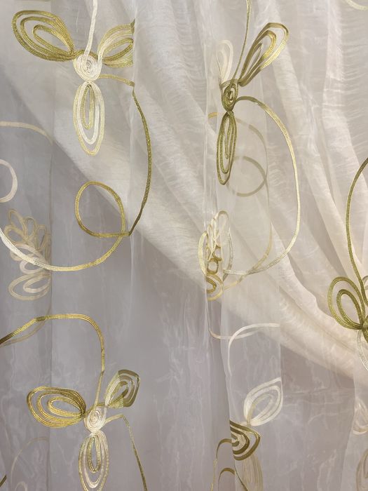 Луксозни двойни пердета внос от Гърция- код 69