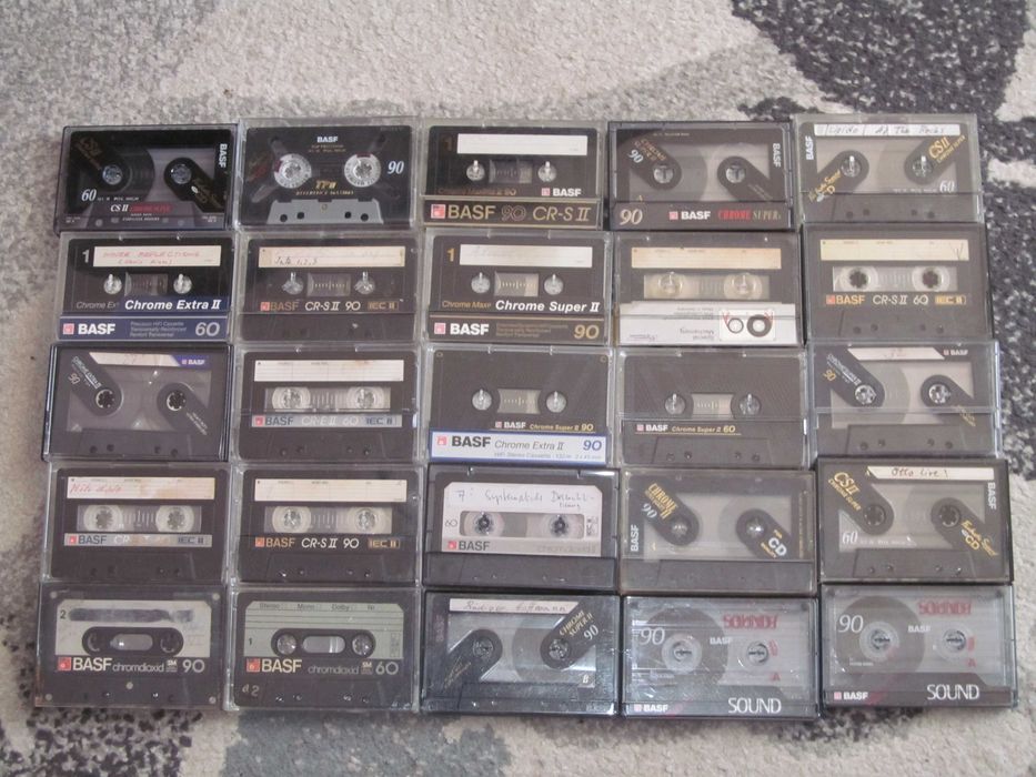 casete audio BASF crom lot de 25 buc.