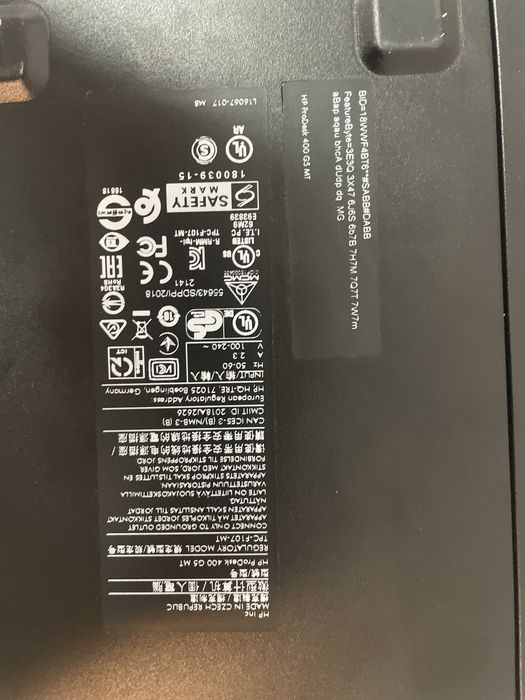 HP ProDesk 400 G5 MT I5 8500 16GB DDR4 Nvidia P1000 4GB