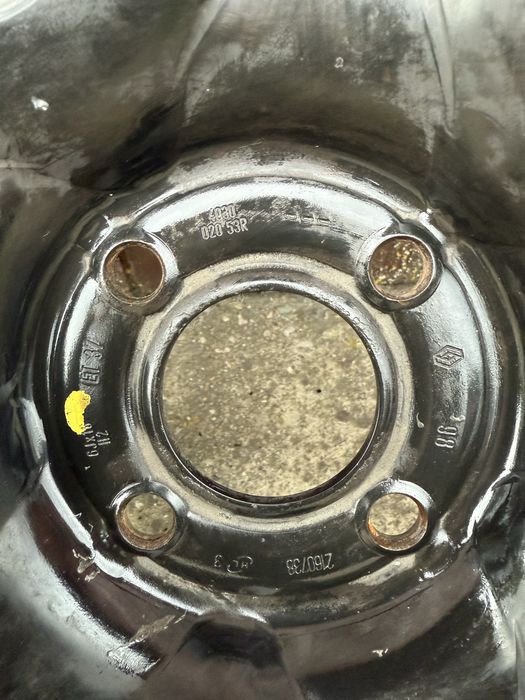 Vand set jante otel originale 4x100 R16 gama RENAULT,DACIA