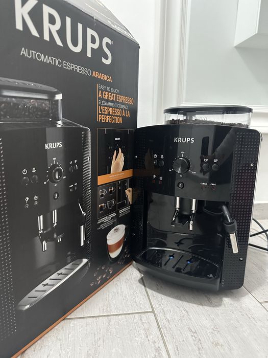 Espressor cafea boabe Krups +1kg lavazza