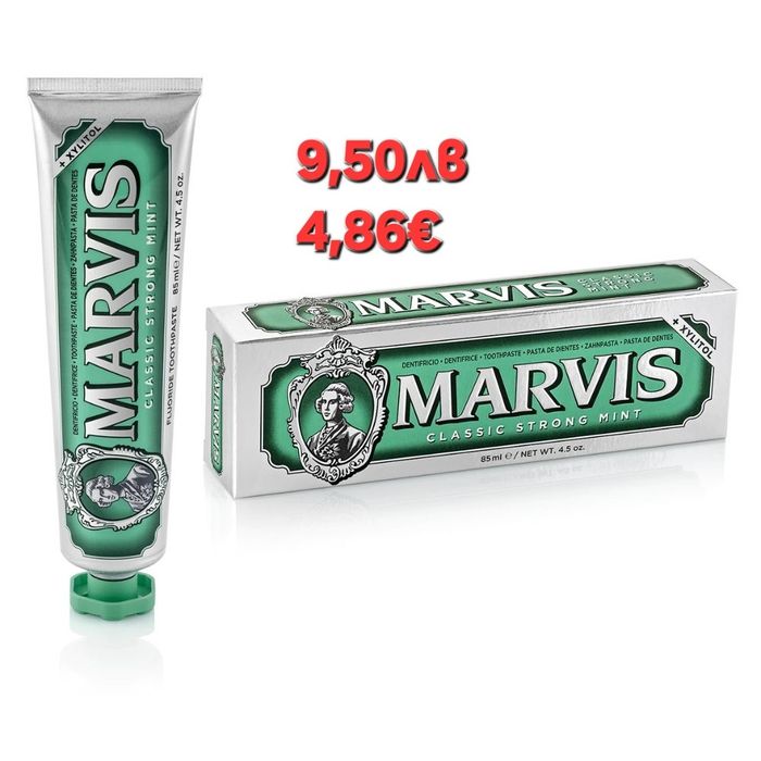 Паста за зъби Marvis mint внос от Италия