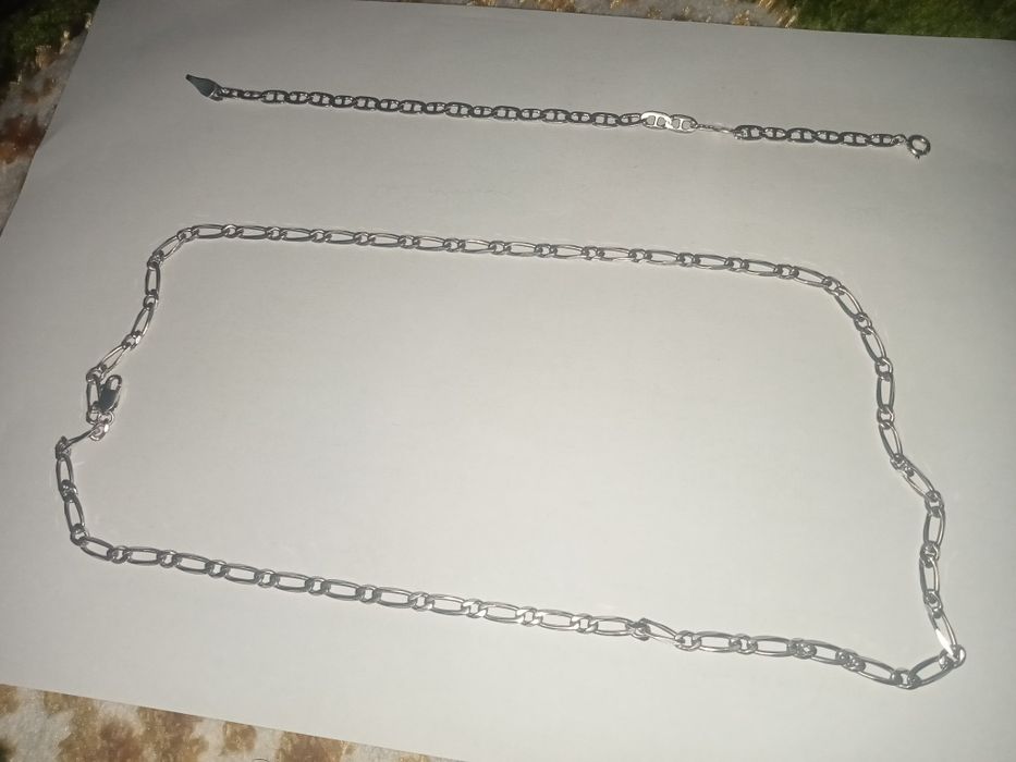 Lanț si brățară argint
