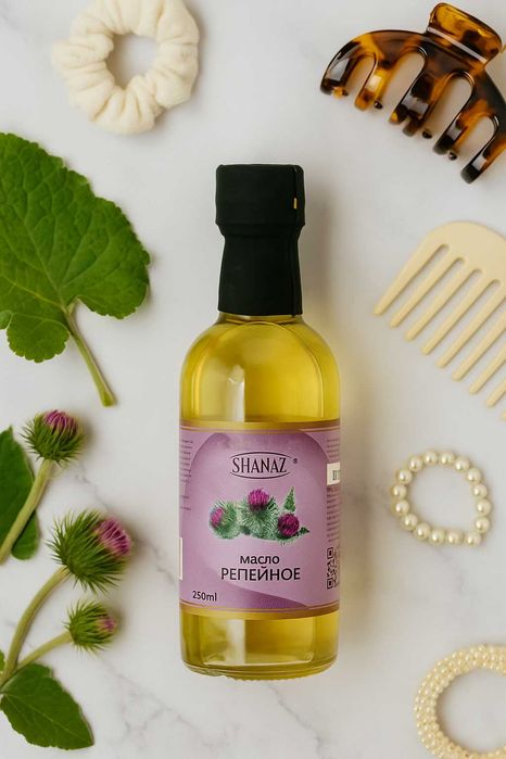 Репейное Масло 250мл  (Чакамуғ мойи) в стеклянной бутылке   НОВИНКА!!!