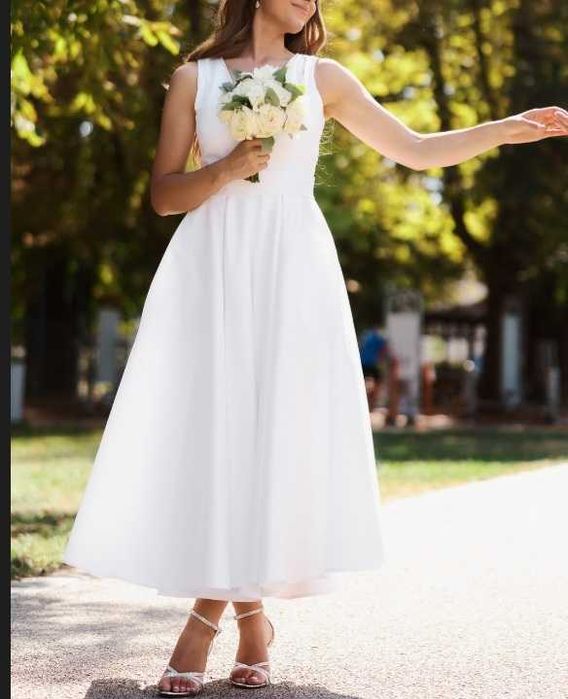 Rochie clasica cu corset cununie civila