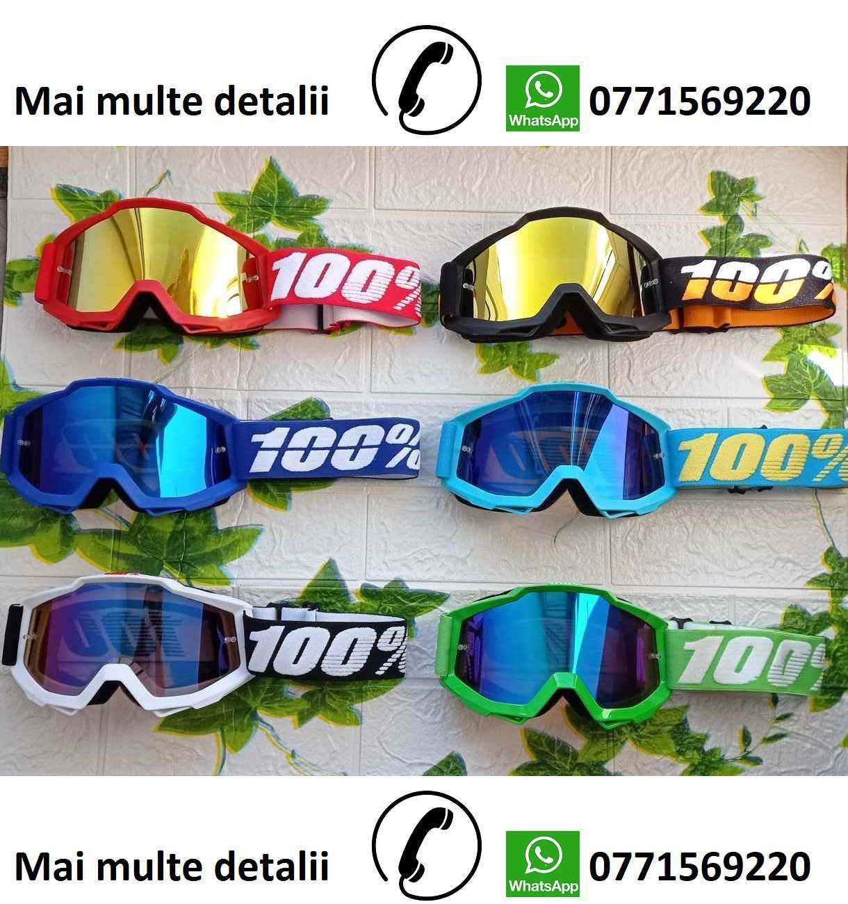 Ochelari moto enduro downhill snowboard sky snowmobile atv schi 100 %