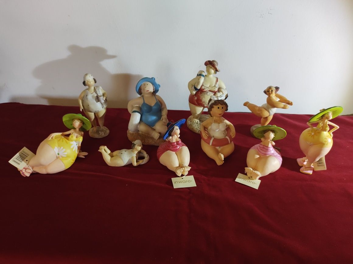 Vintage figurine nane la plaja  Pommerntraum  Nanele Rubens