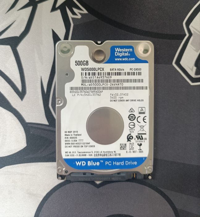 HDD 500gb для ноутбука WD Blue