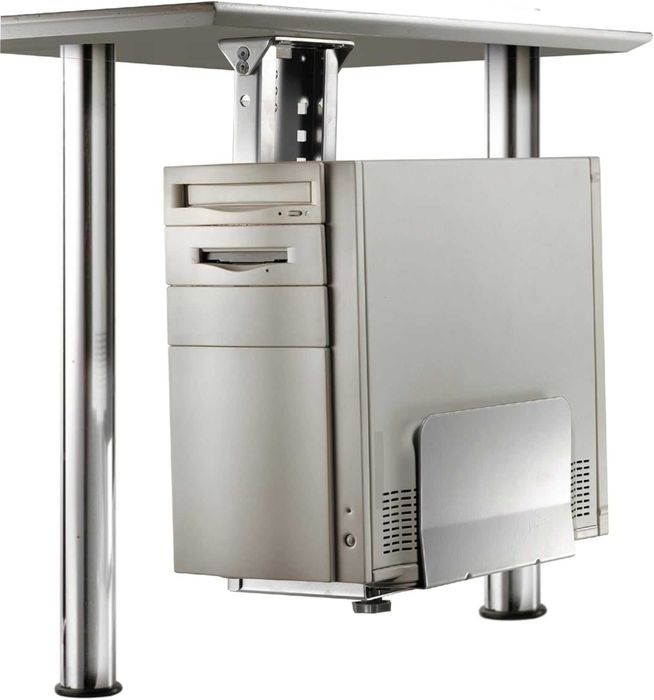 ПРОМО Нова Стойка ROLINE за Компютър за Монтаж Под Плот на Бюро