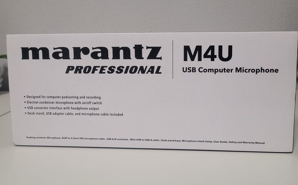 Vând microfon Marantz nou nouț in cutie.