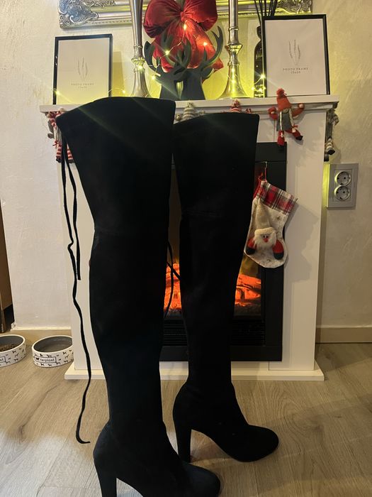 Ботуши от естествен велур