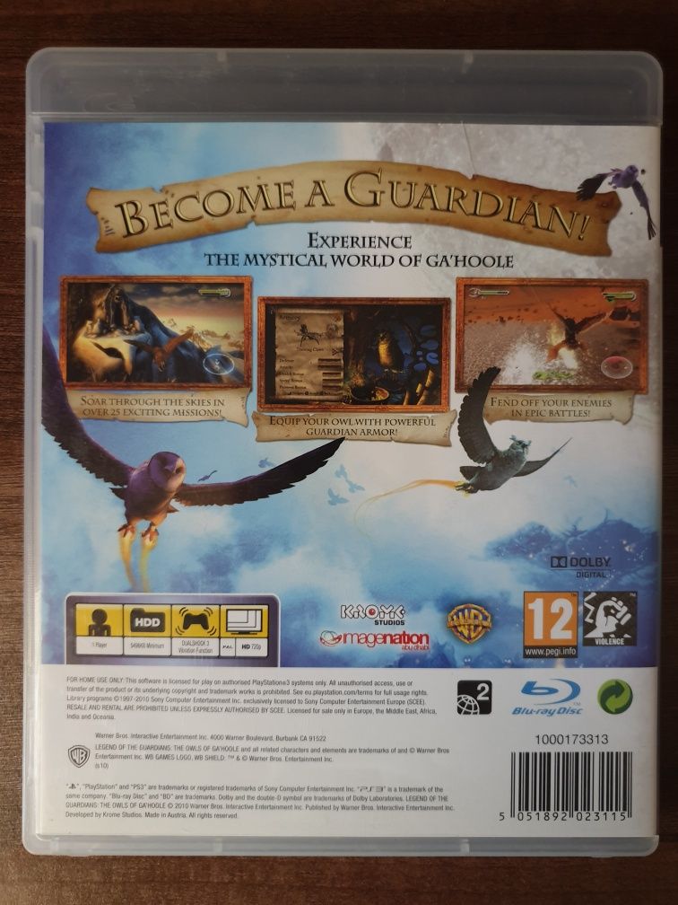 Legend Of The Guardians The Owls Of Gahoole PS3/Playstation 3