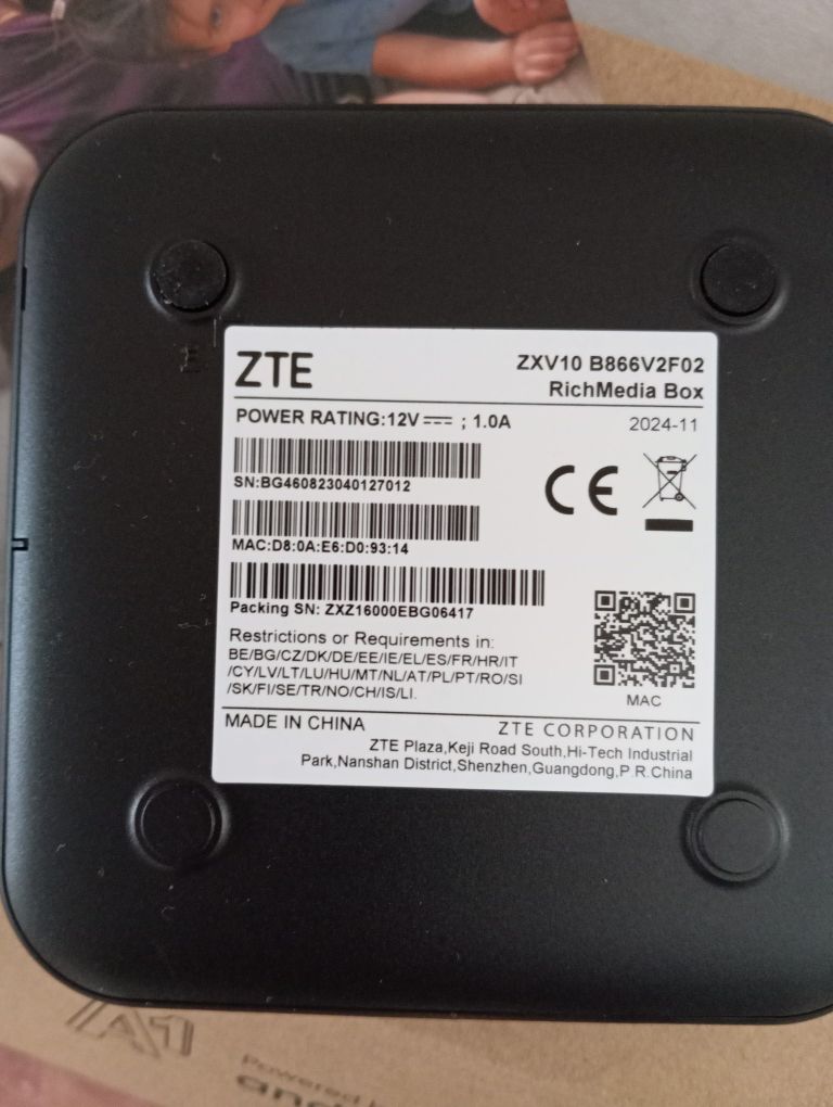 Android TV box A1, нов, в кутия