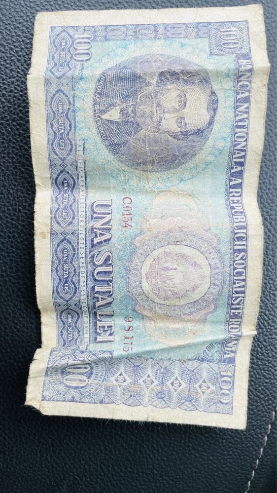 Vand bancnota 100 lei din 1966