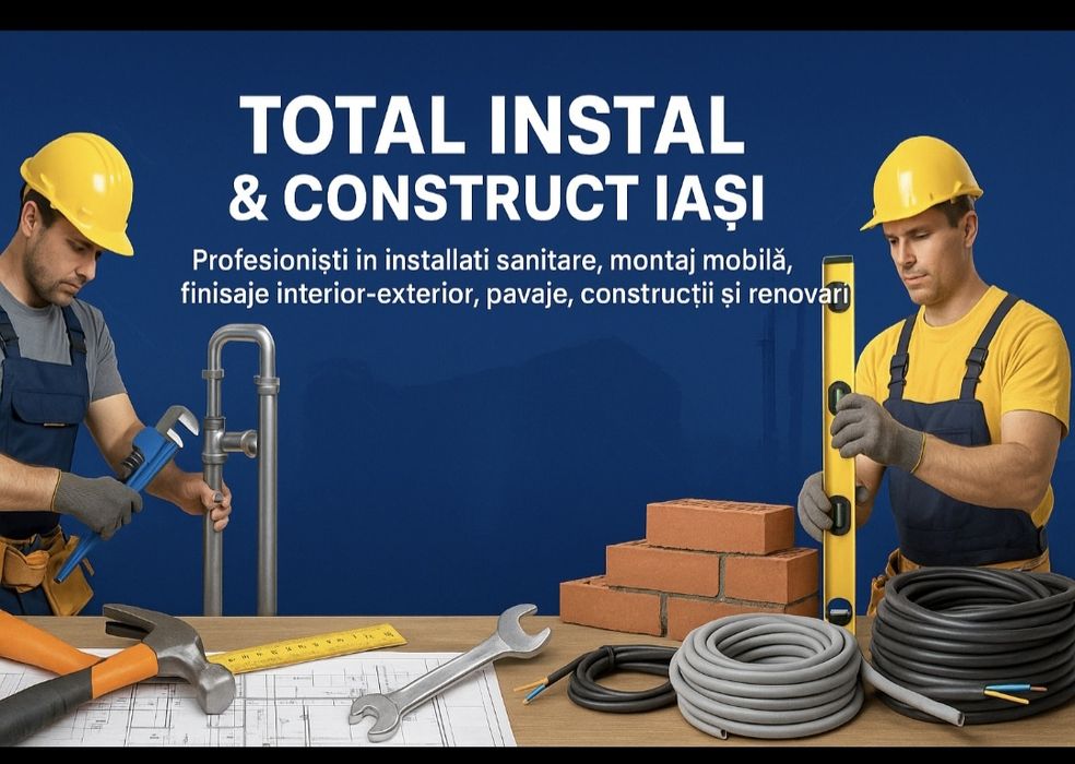 Lucrări complete în construcții și finisaje