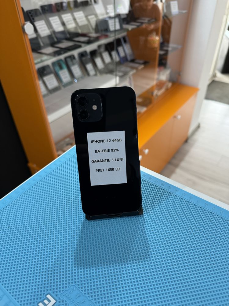 iPhone 12 64gb Black Neverlock/Garantie